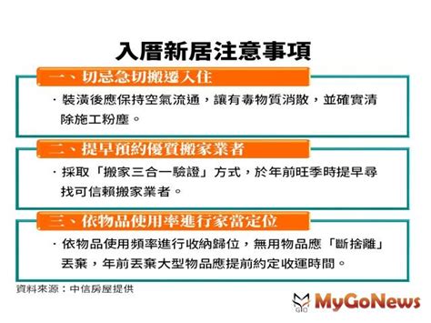 住新房注意事项|入厝注意事項：9大搬家習俗、8禁忌、招財入宅儀式一。